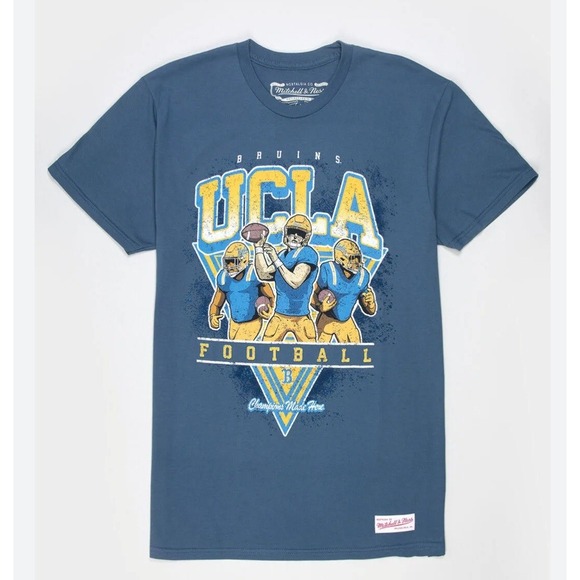 Mitchell & Ness UCLA Bruins Football Graphic‎ T-Shirt Mens Small - Picture 1 of 4